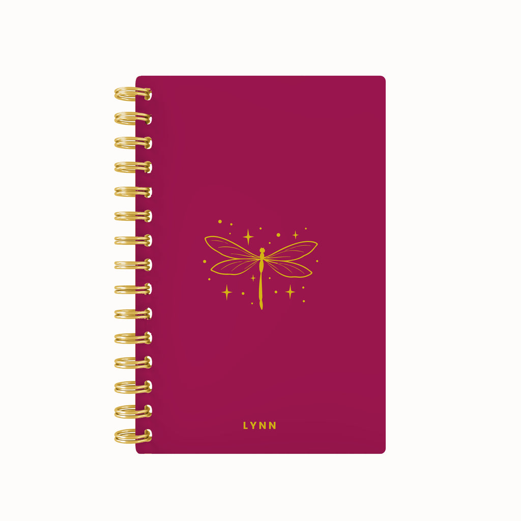 Dragon Fly Foil Lined Notebook