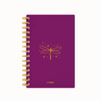 Dragon Fly Foil Lined Notebook