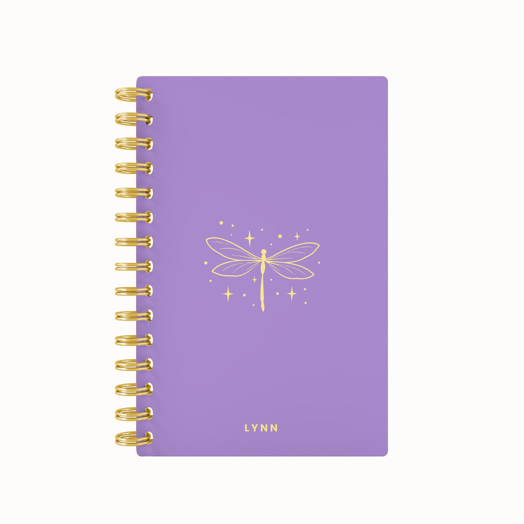 Dragon Fly Foil Lined Notebook