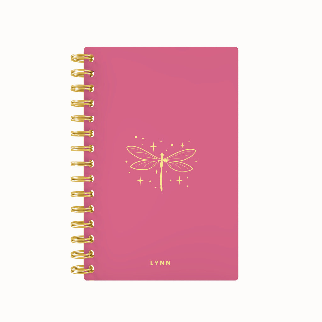 Dragon Fly Foil Lined Notebook