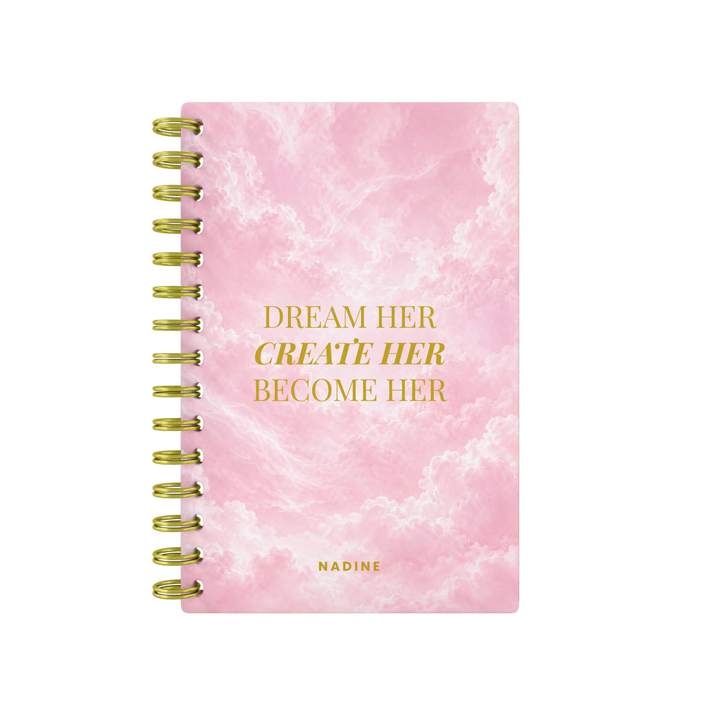 Dream Her Clouds Lined Notebook