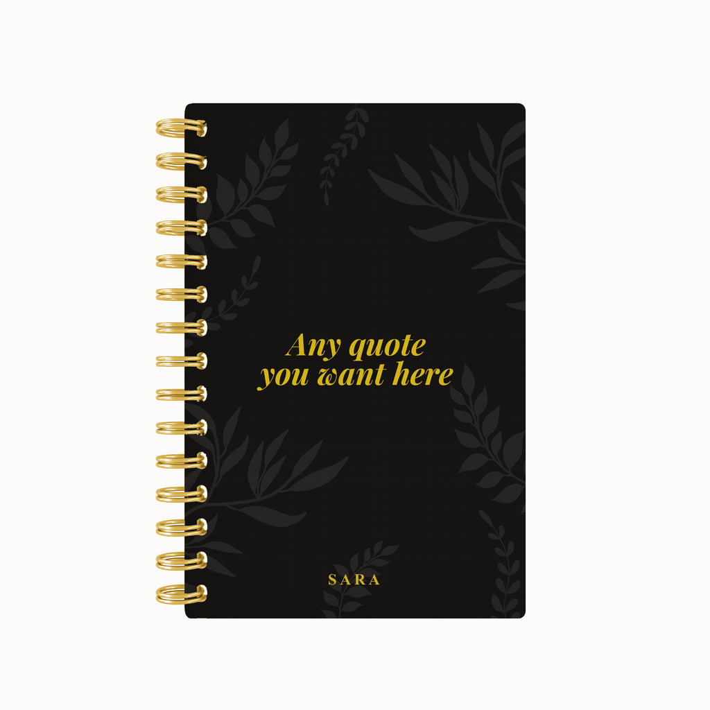 Foliage Foil Lined Notebook