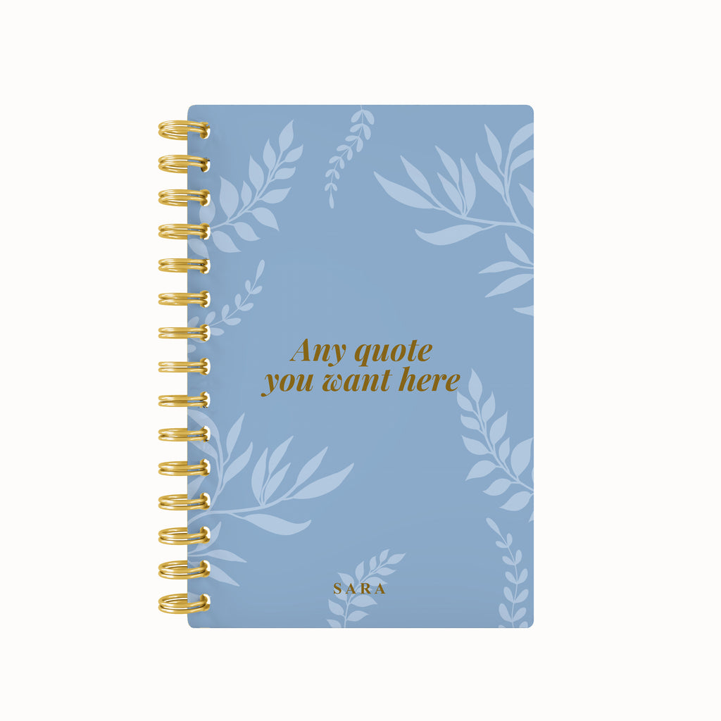 Foliage Foil Lined Notebook