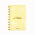 Foliage Foil Lined Notebook