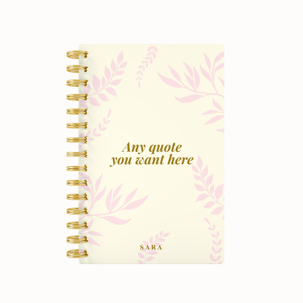 Foliage Foil Lined Notebook