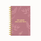 Foliage Foil Lined Notebook
