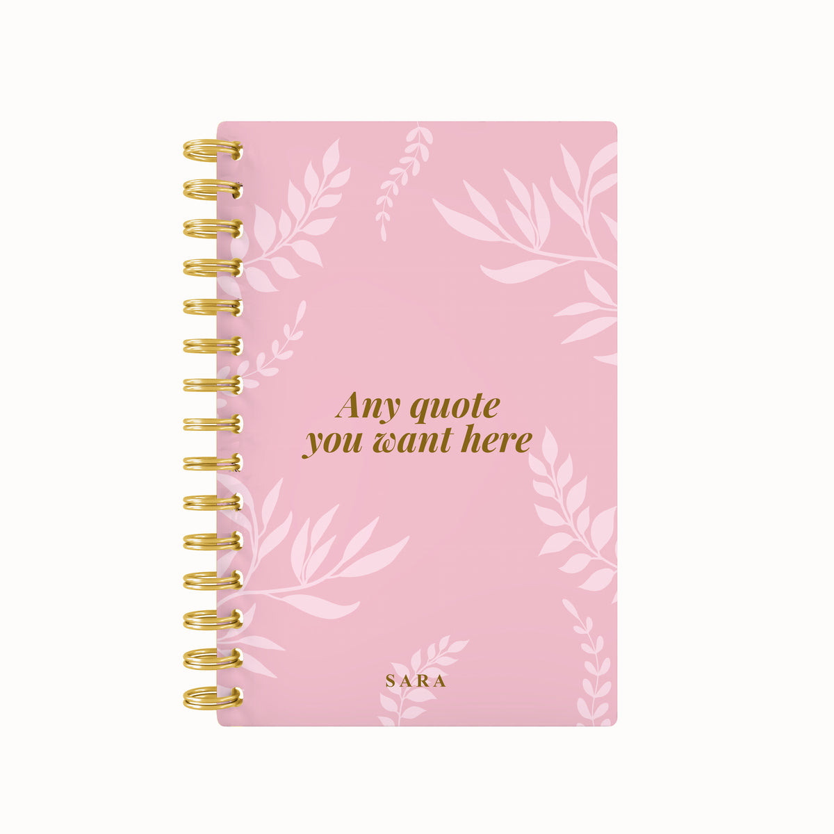 Foliage Foil Lined Notebook