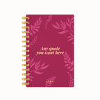 Foliage Foil Lined Notebook