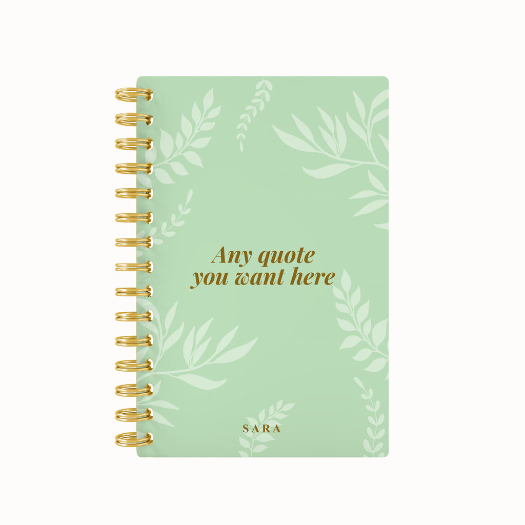 Foliage Foil Lined Notebook