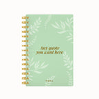 Foliage Foil Lined Notebook