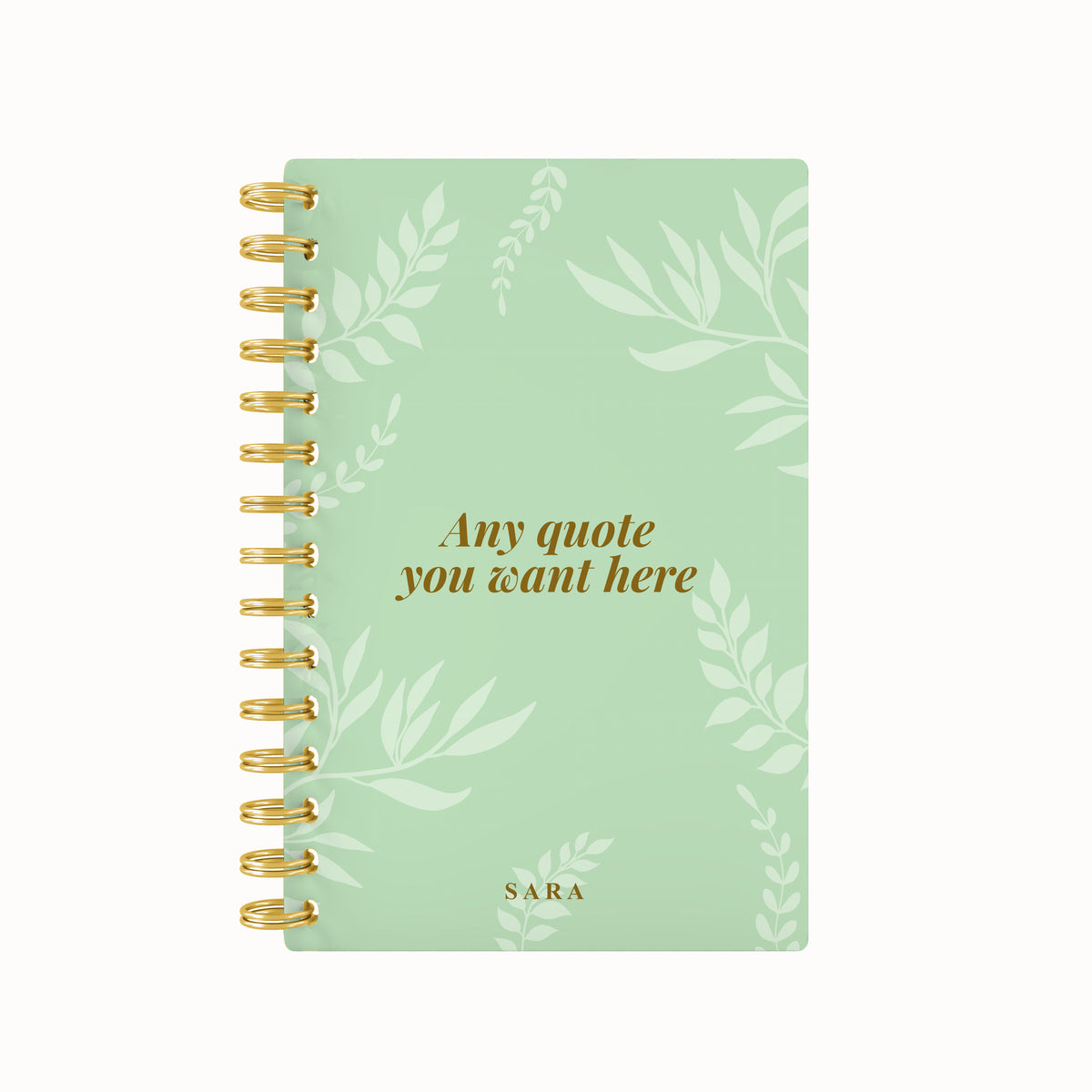 Foliage Foil Lined Notebook