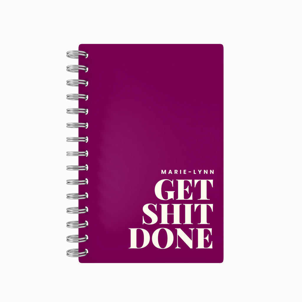 Get shit done weekly planner