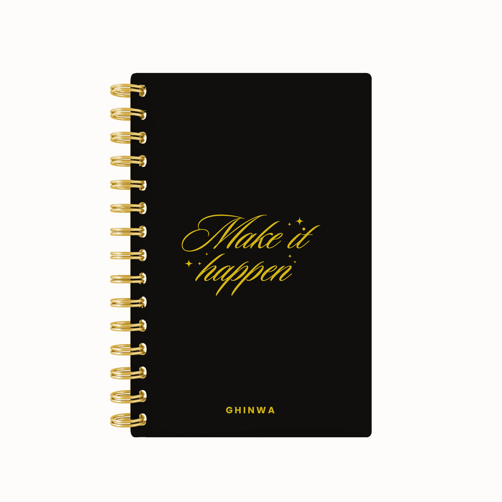 Make it happen foil weekly planner