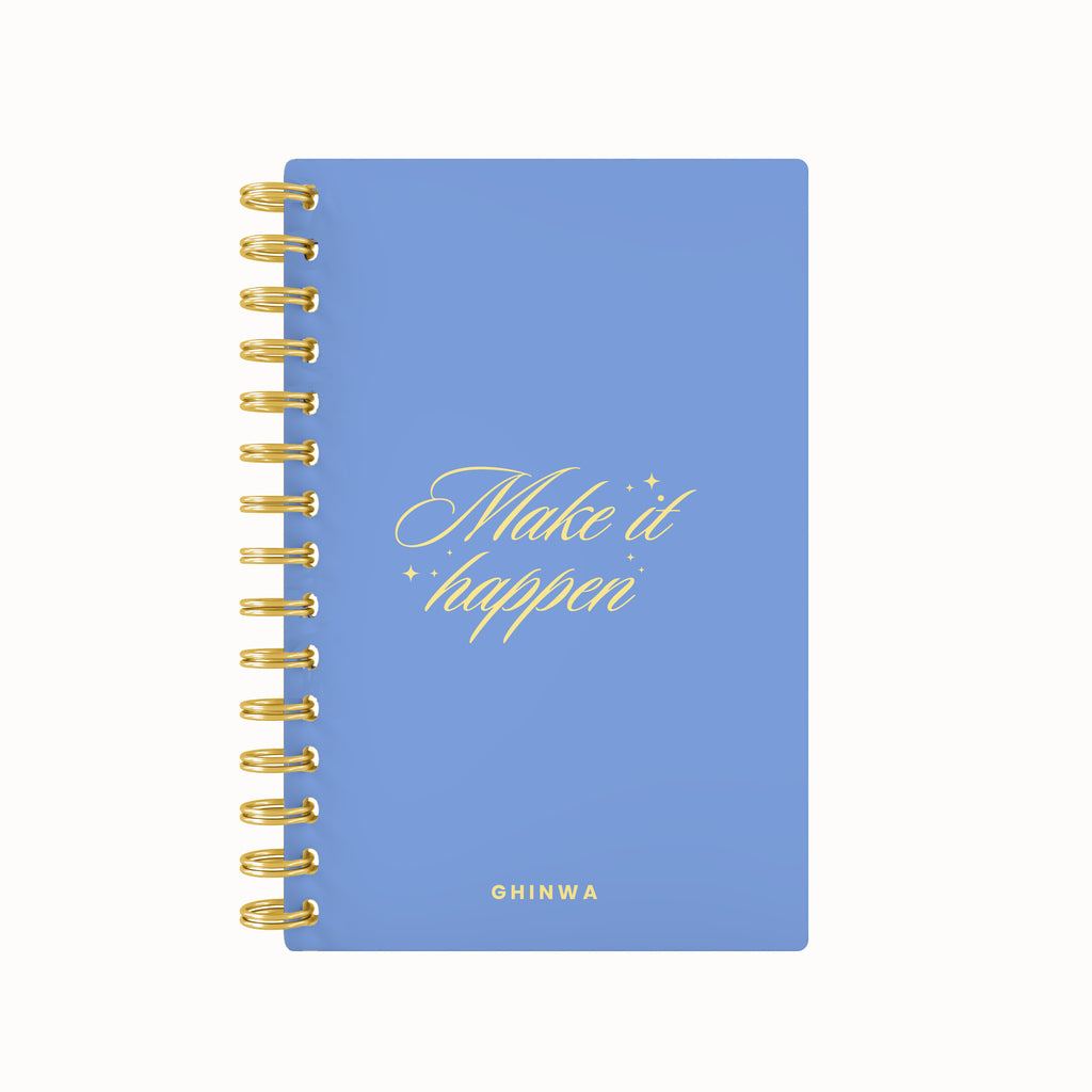 Make it happen foil weekly planner