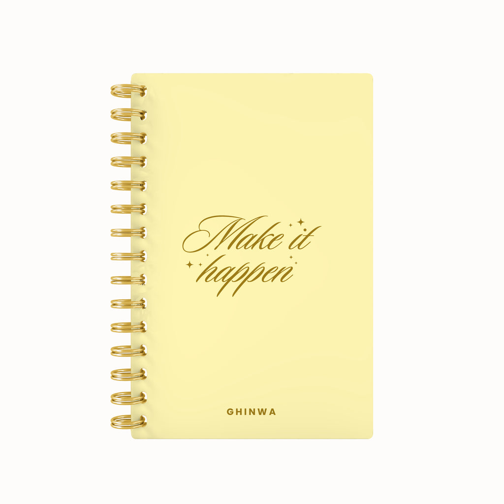 Make it happen foil weekly planner