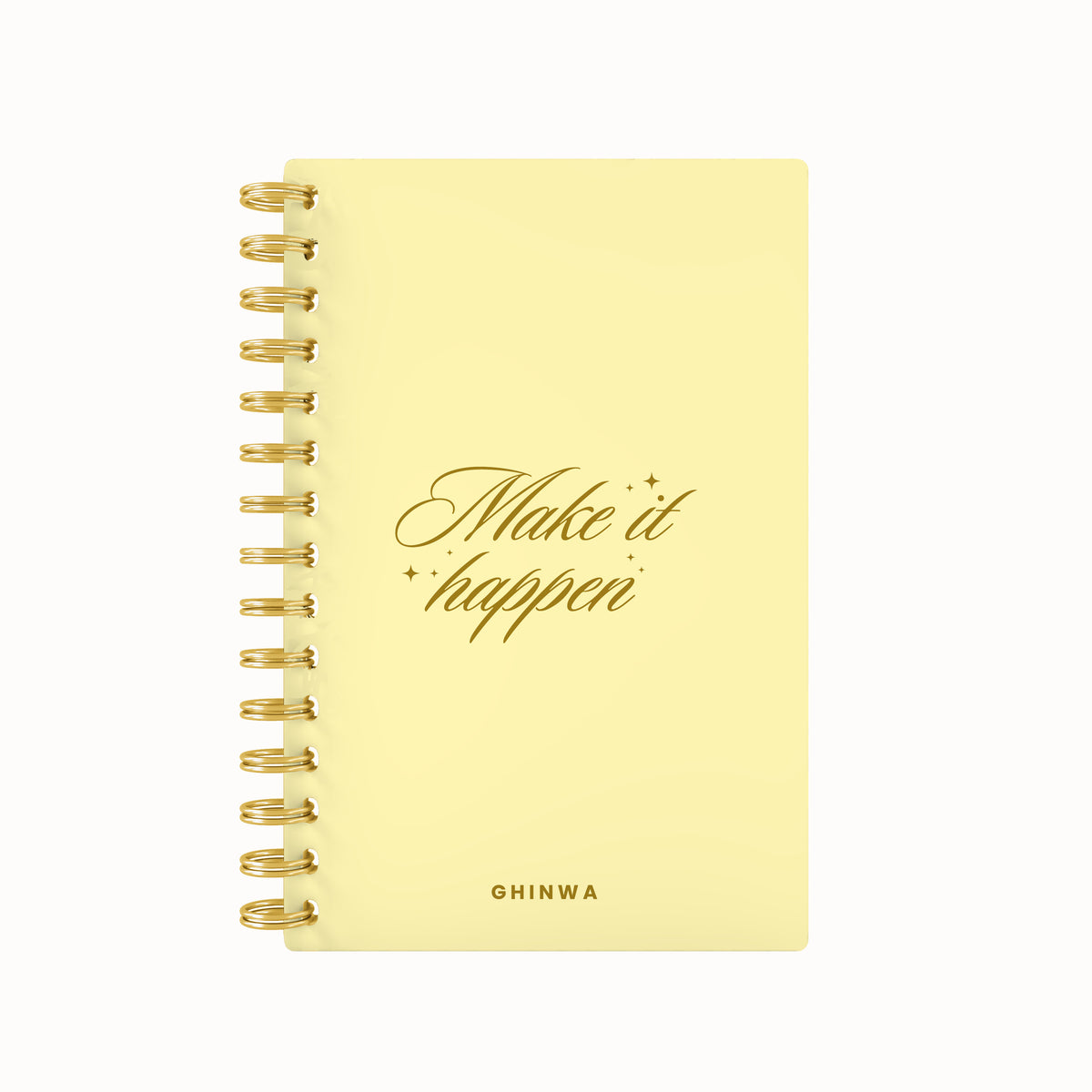 Make it happen foil weekly planner