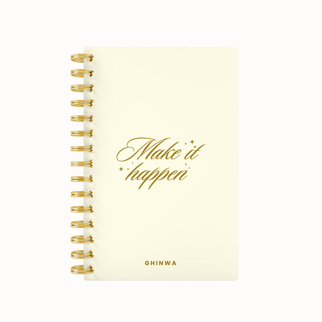 Make it happen foil weekly planner