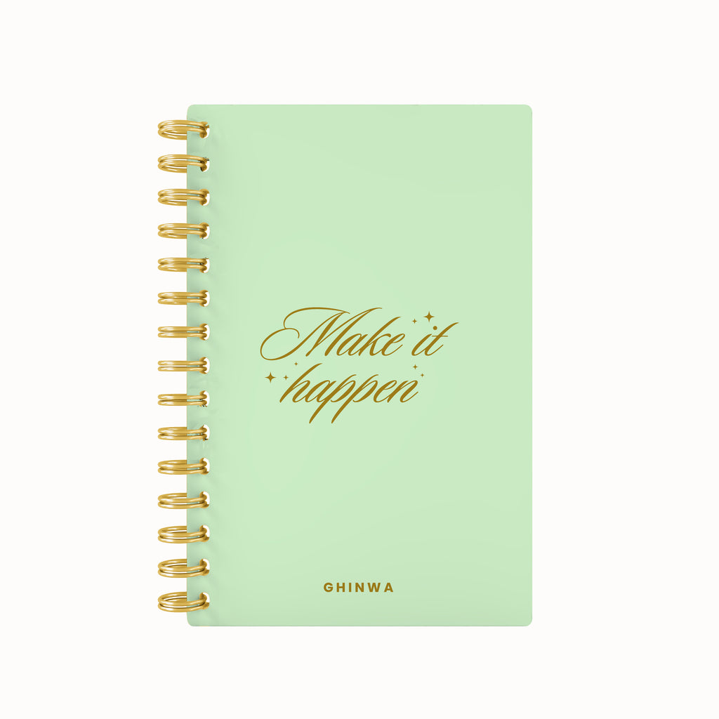 Make it happen foil weekly planner