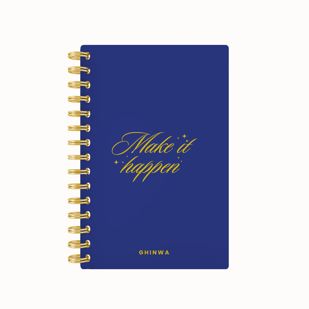 Make it happen foil weekly planner