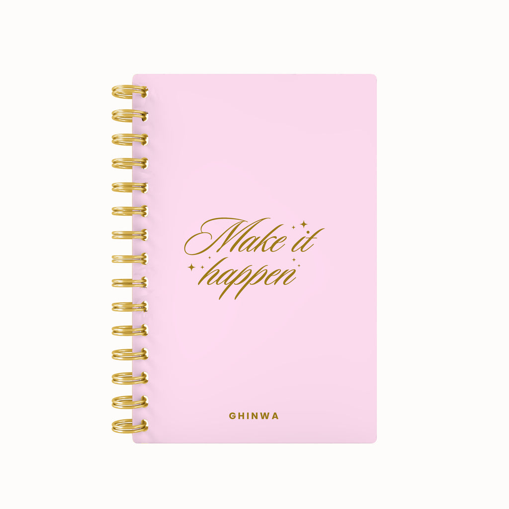 Make it happen foil weekly planner