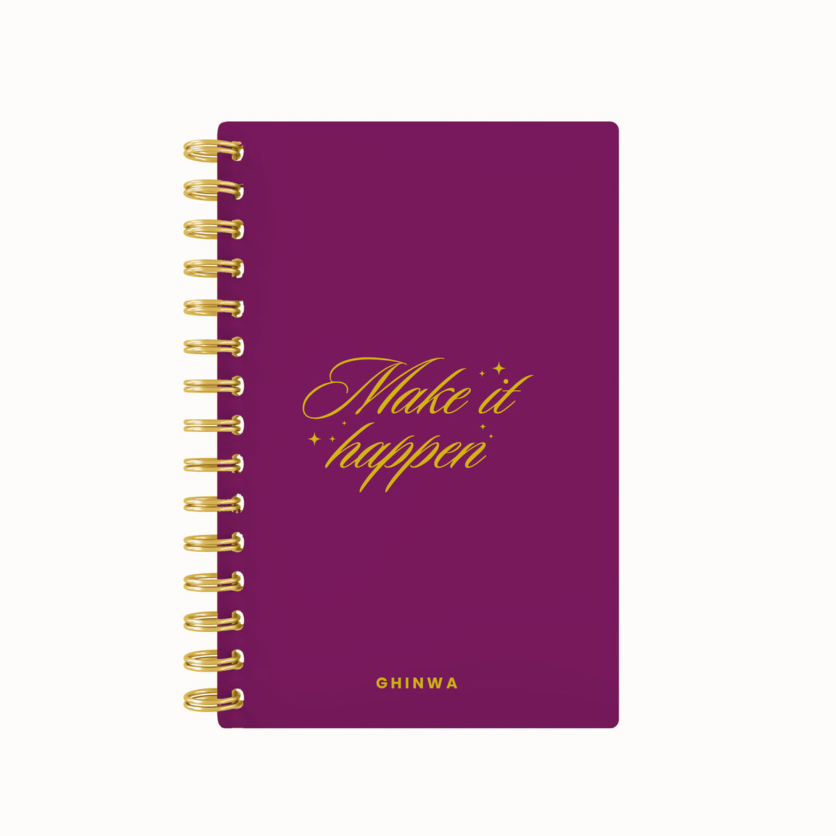 Make it happen foil weekly planner