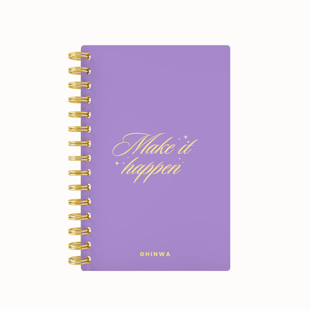 Make it happen foil weekly planner