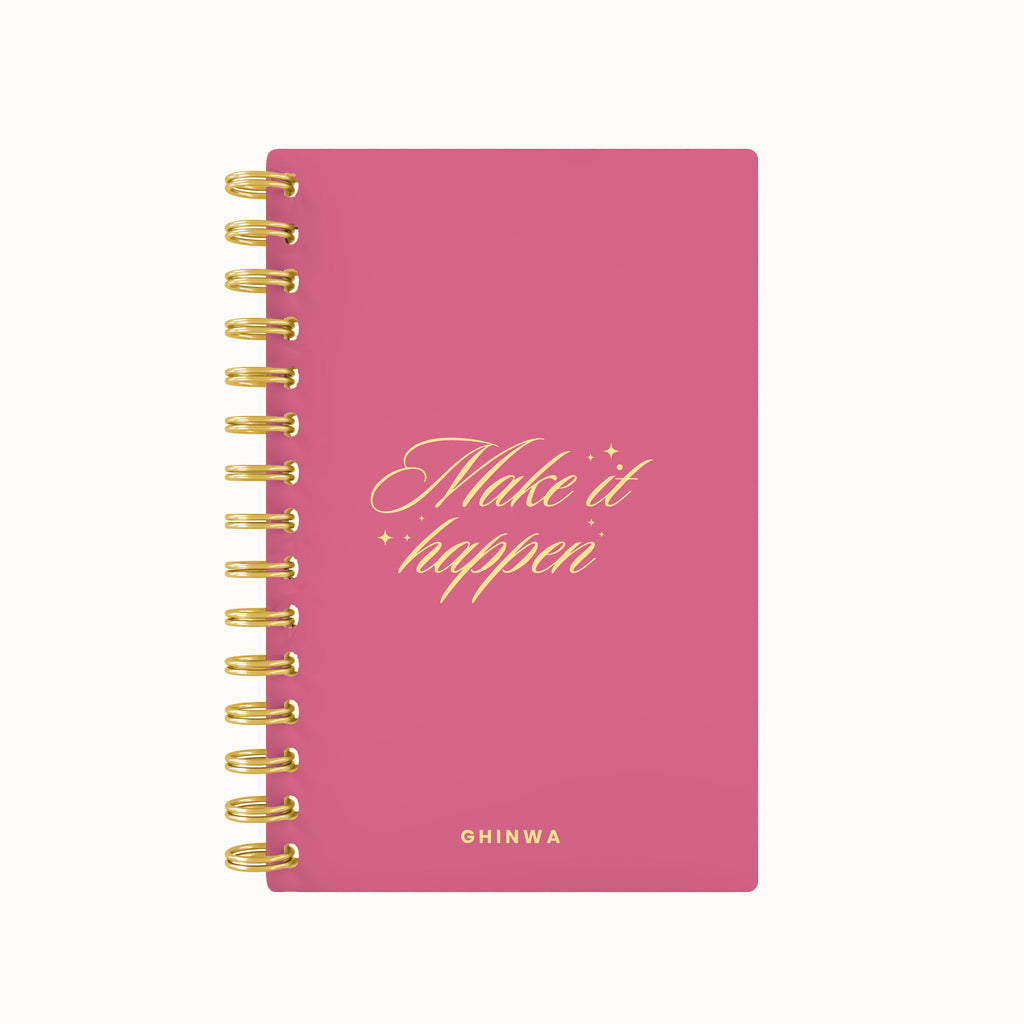Make it happen foil weekly planner