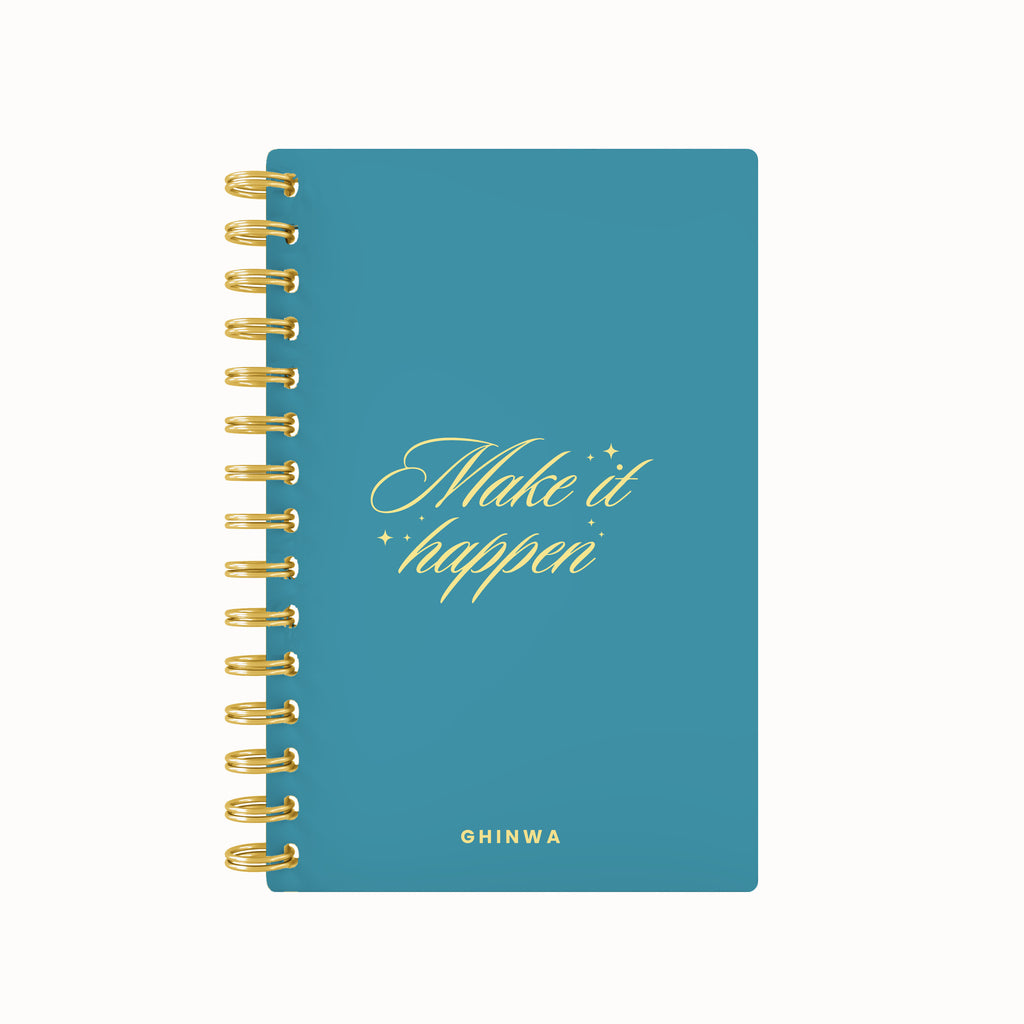 Make it happen foil weekly planner