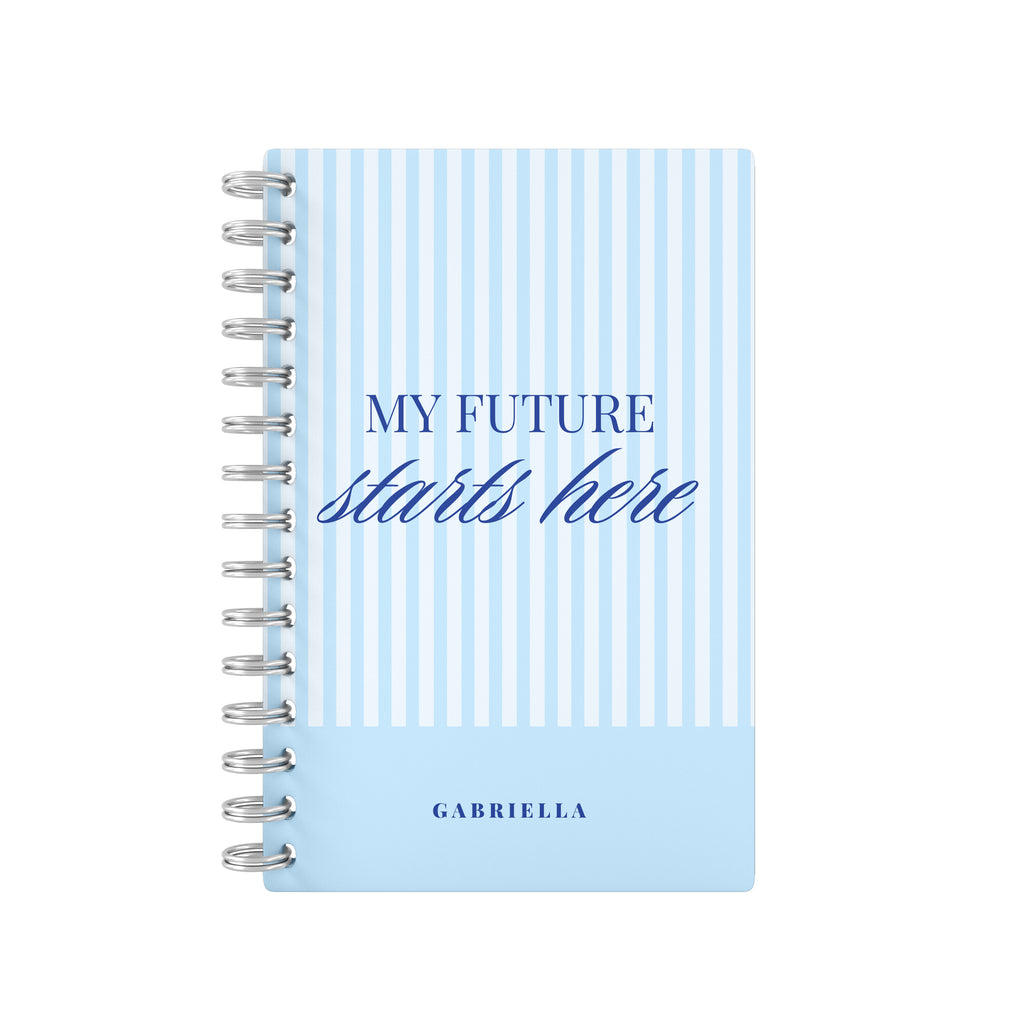 My Future Starts Here Lined Notebook