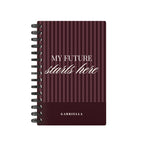 My Future Starts Here Lined Notebook