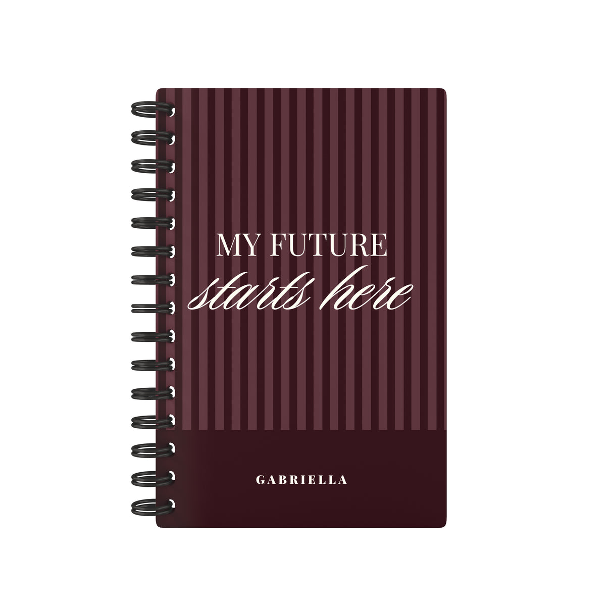 My Future Starts Here Lined Notebook