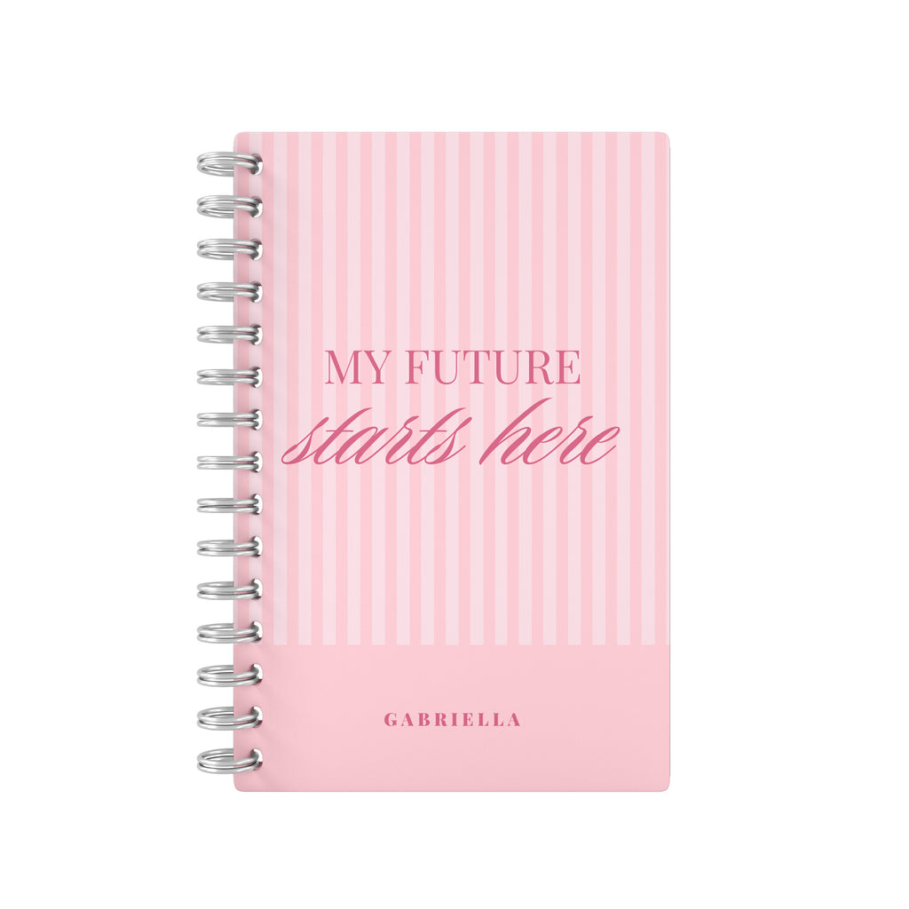 My Future Starts Here Lined Notebook