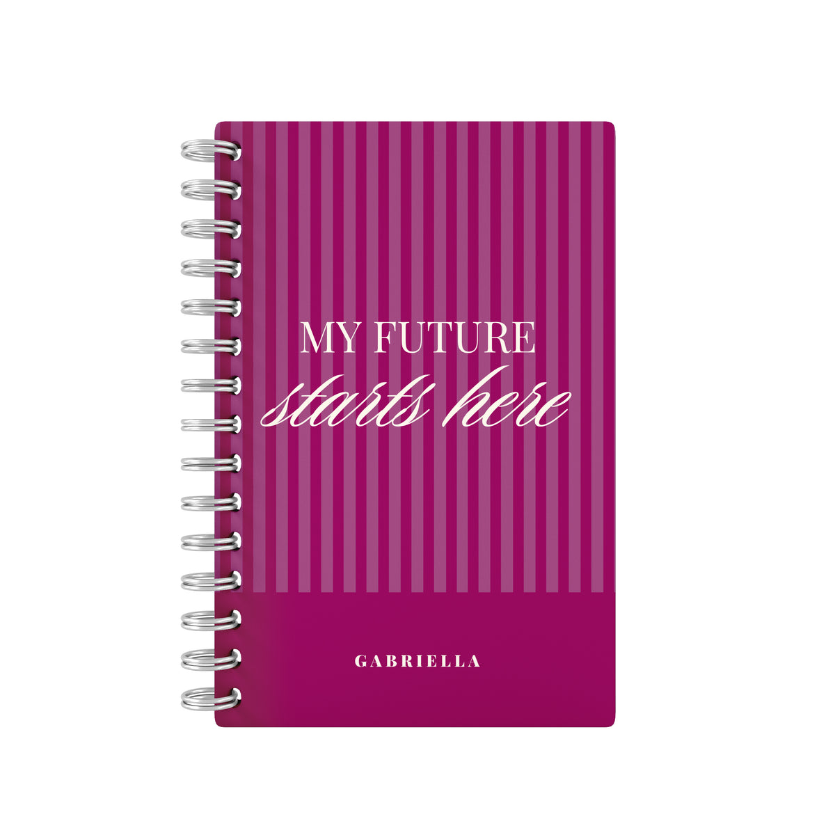 My Future Starts Here Lined Notebook