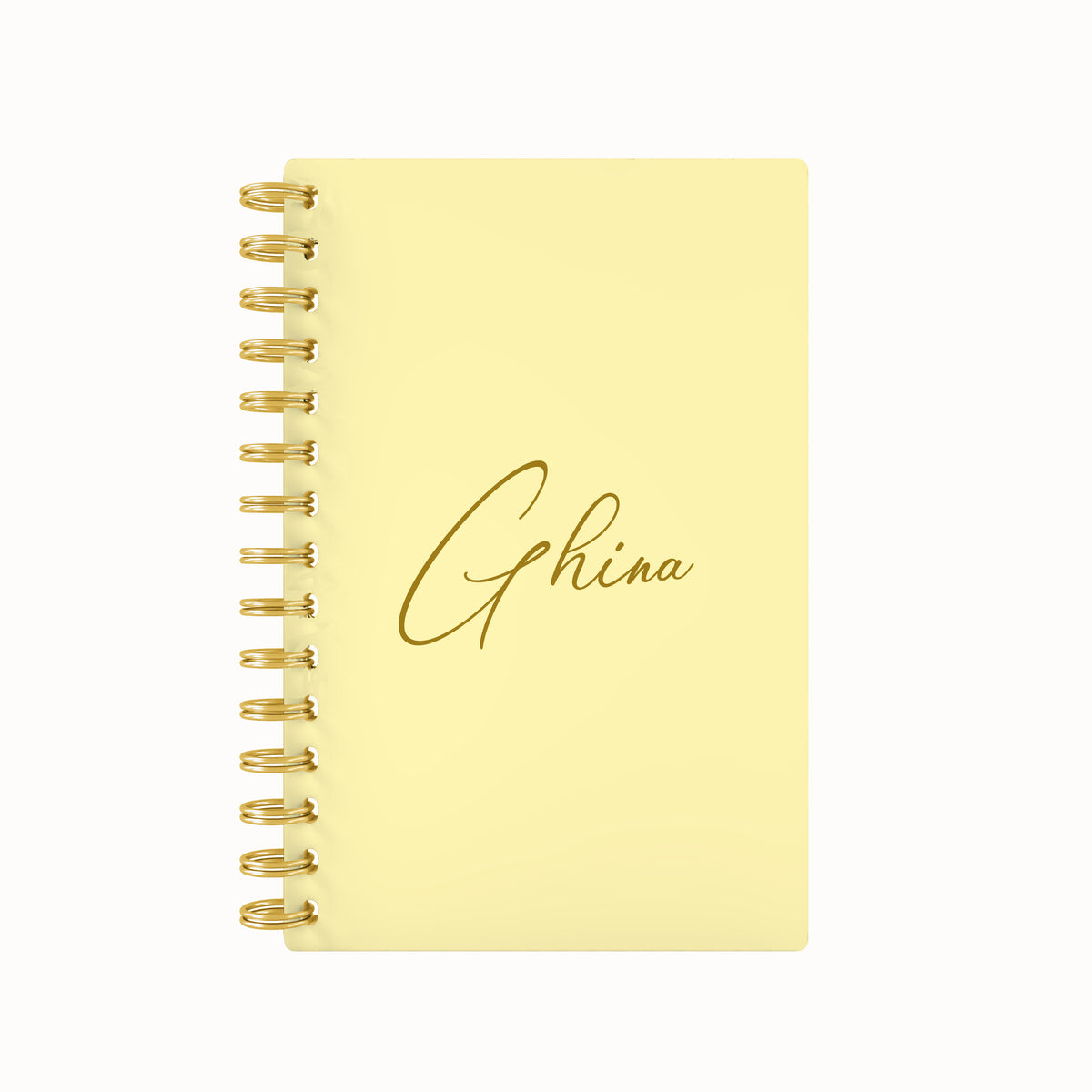 Names Foil Lined Notebook