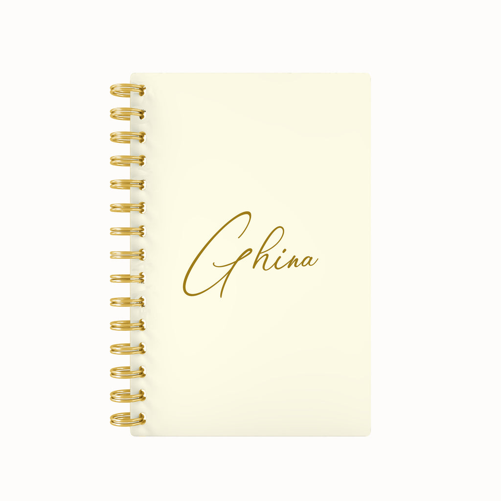 Names Foil Lined Notebook
