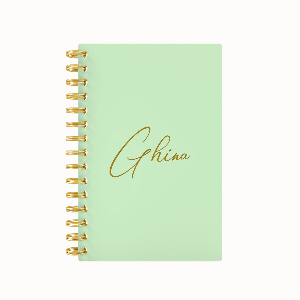 Names Foil Lined Notebook