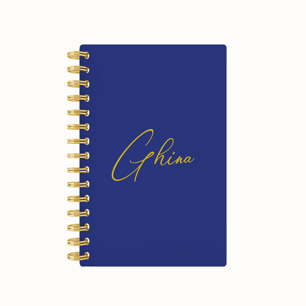 Names Foil Lined Notebook