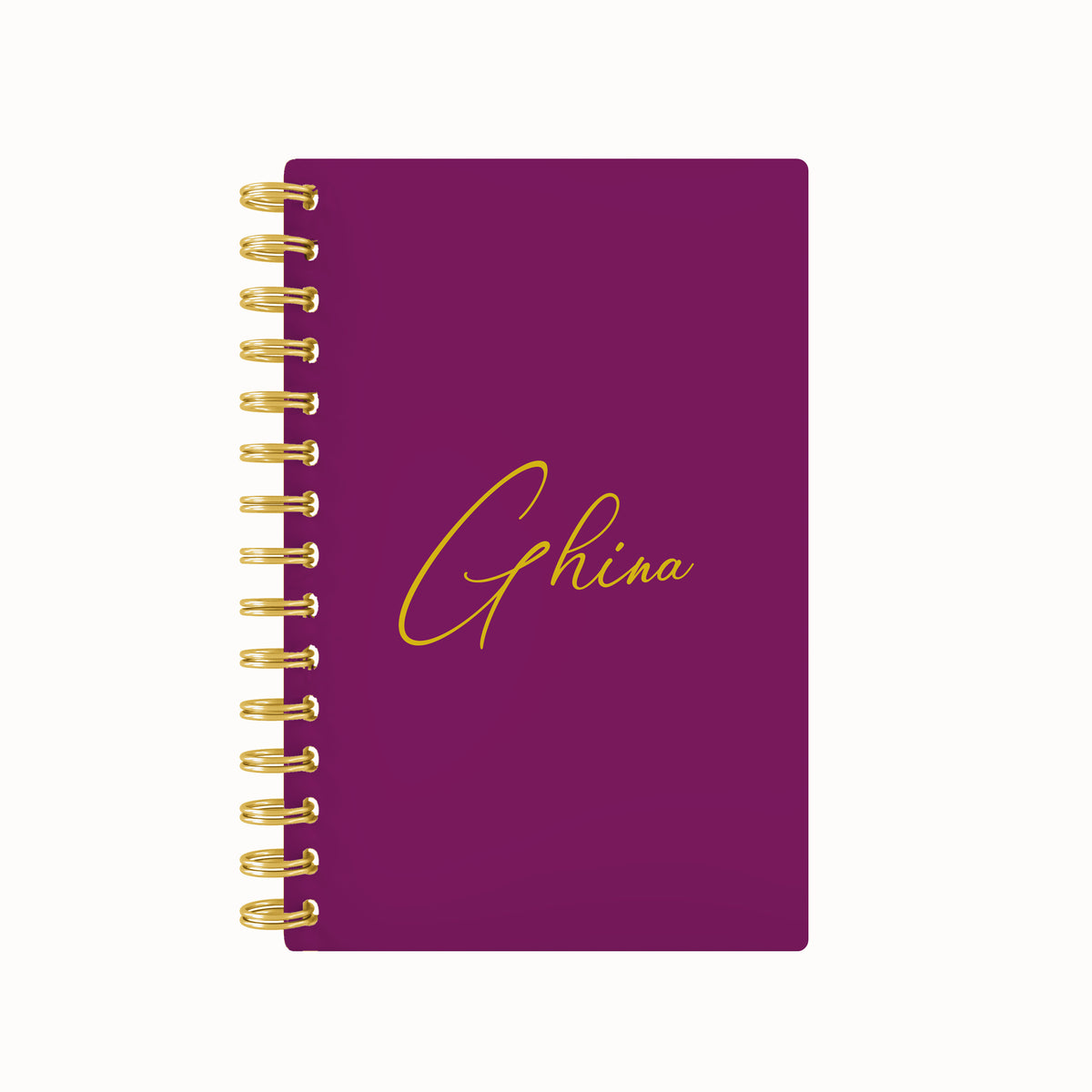 Names Foil Lined Notebook