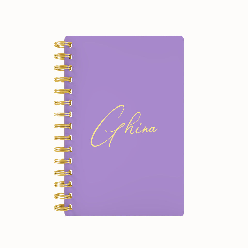 Names Foil Lined Notebook