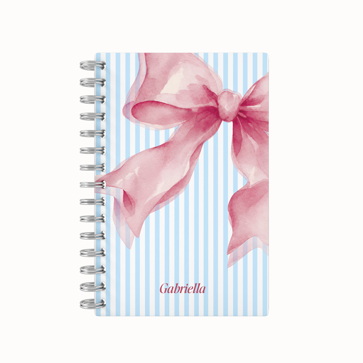 Pink bow weekly planner