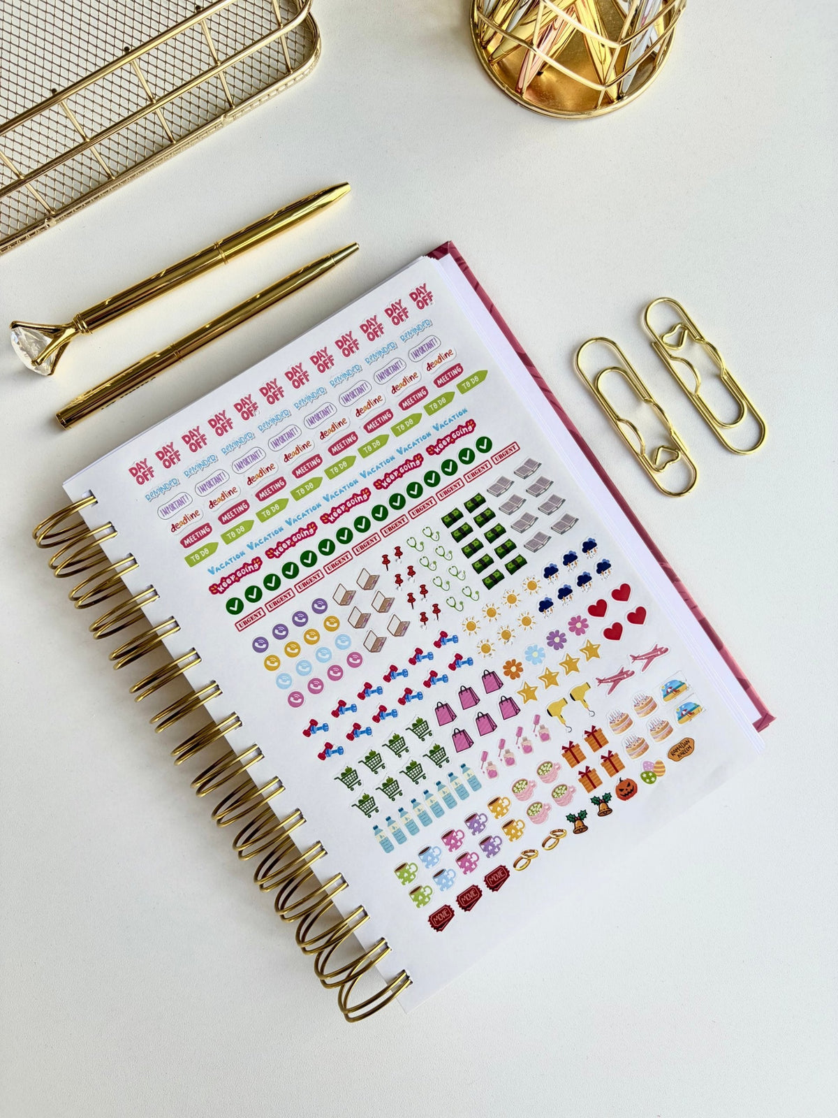 Bold 27 Daily Planner inside pages - 1