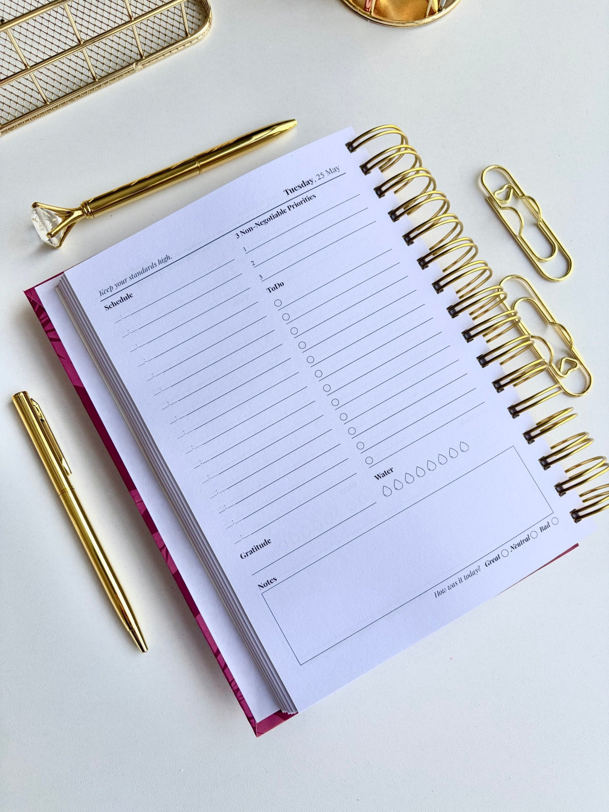 Bold 27 Daily Planner inside pages - 2