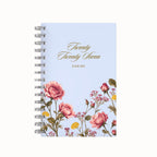 Rose foil weekly planner