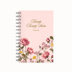 Rose foil weekly planner