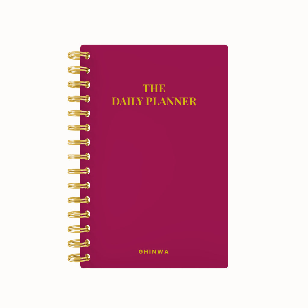 Simple Daily Foil Lined Notebook