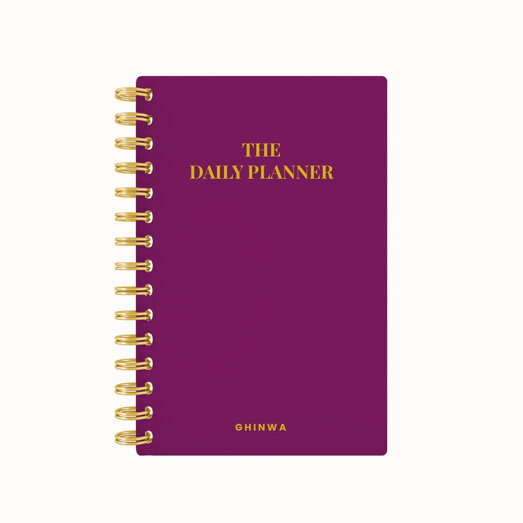 Simple Daily Foil Lined Notebook