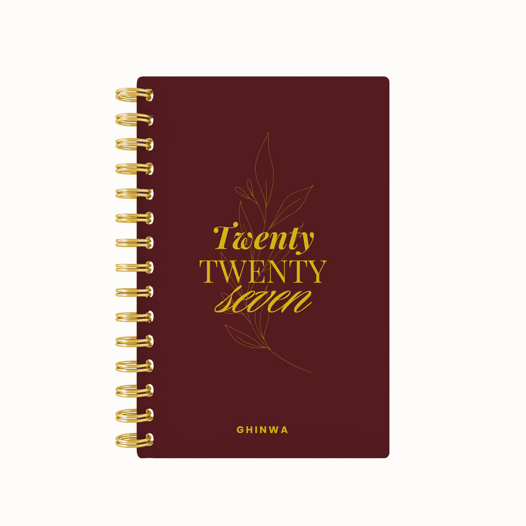 Twenty Seven Bloom Foil Lined Notebook