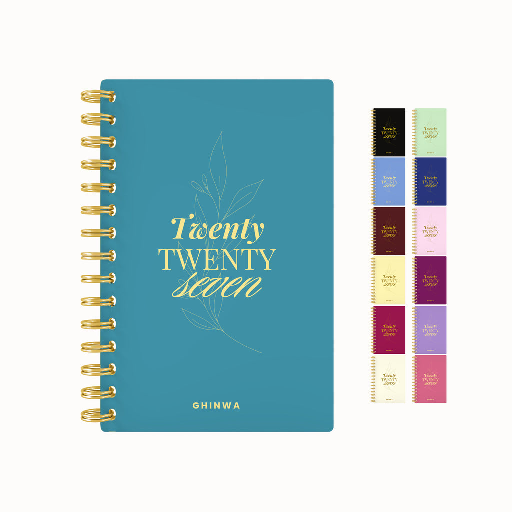 Twenty Seven Bloom Foil Lined Notebook