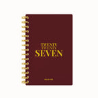 Twenty seven bold foil weekly planner