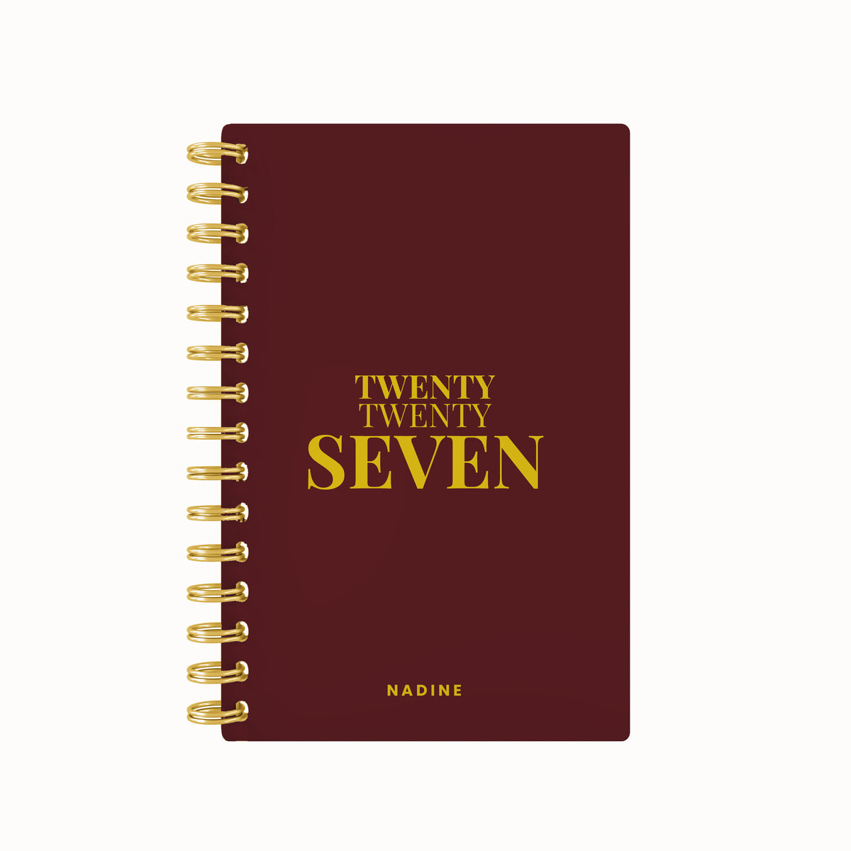 Twenty seven bold foil weekly planner